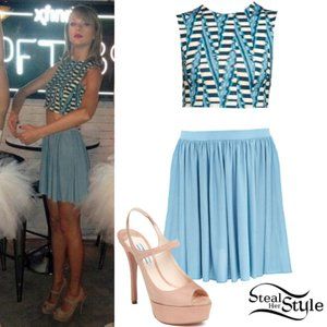 ASO TAYLOR SWIFT URBAN OUTFITTERS EDITH SKIRT